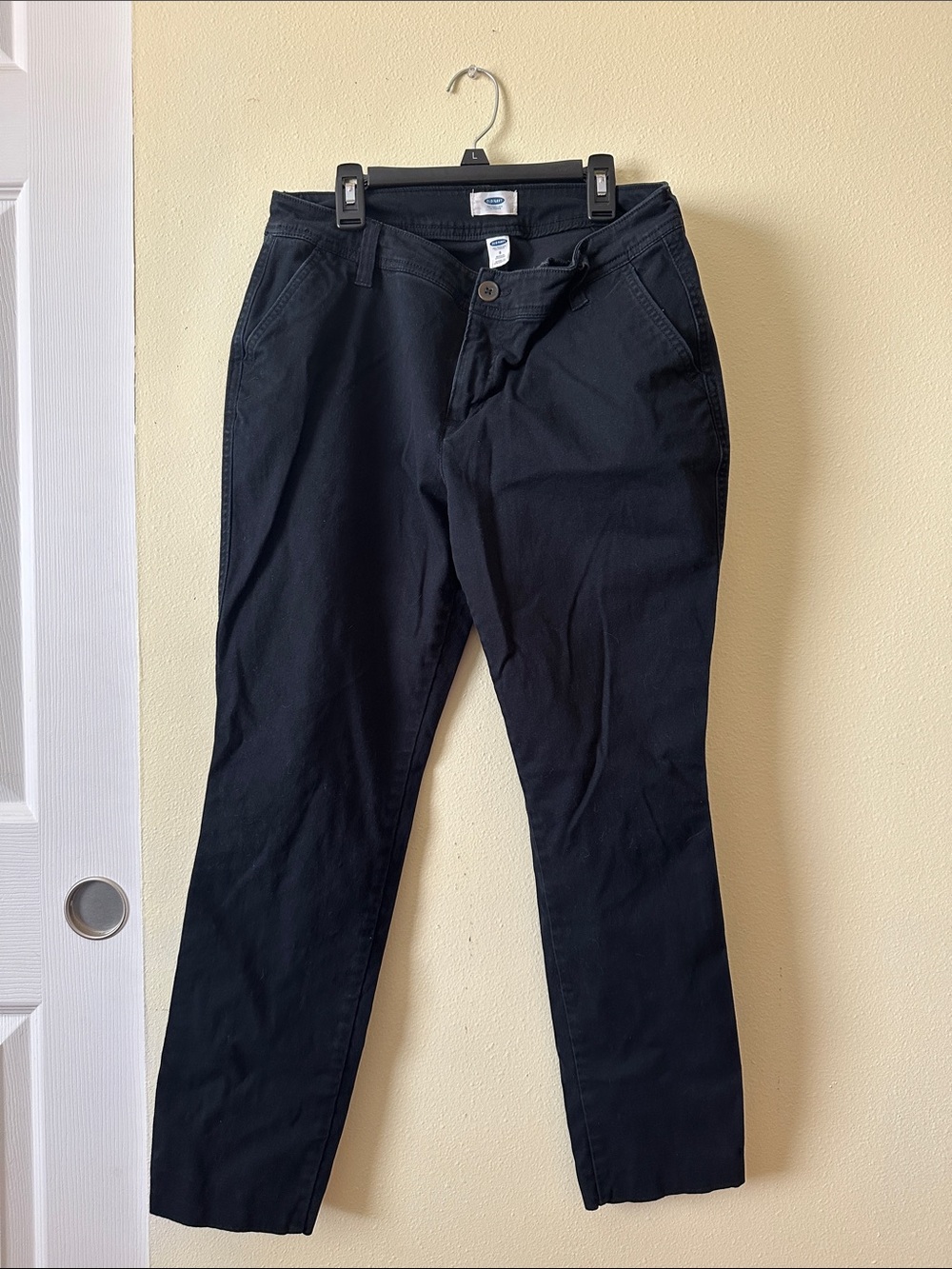 Old Navy Black Women's Straight-Leg Trousers